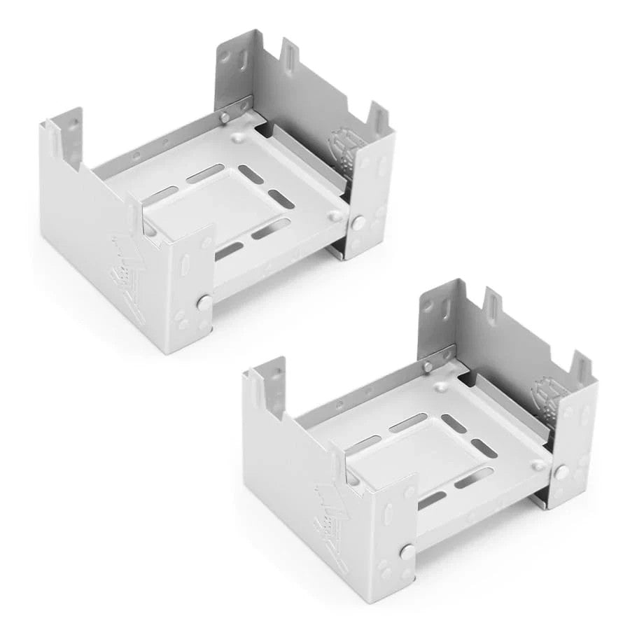 Portable Mini Foldable Solid Fuel Stove for Camping and Hiking