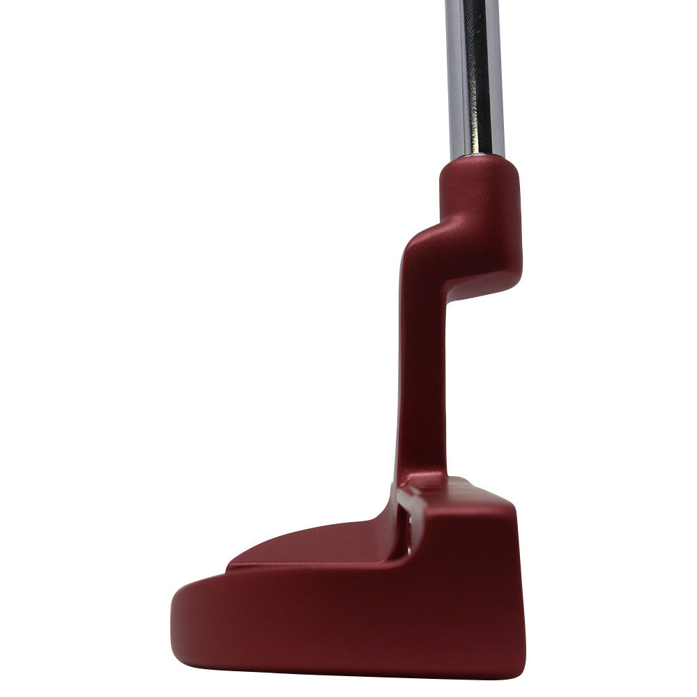 Red Golf Putter for Ladies 31-Inch Semi Mallet Style Tour-Weighted