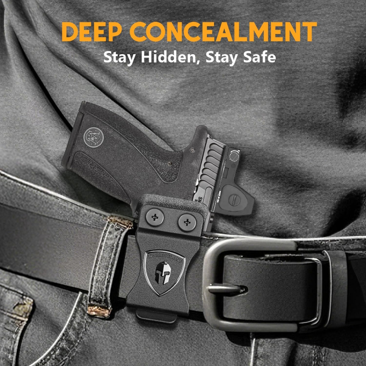 Kydex Holster for S&W Bodyguard 2.0 Concealed Carry with Optic Cut & Claw