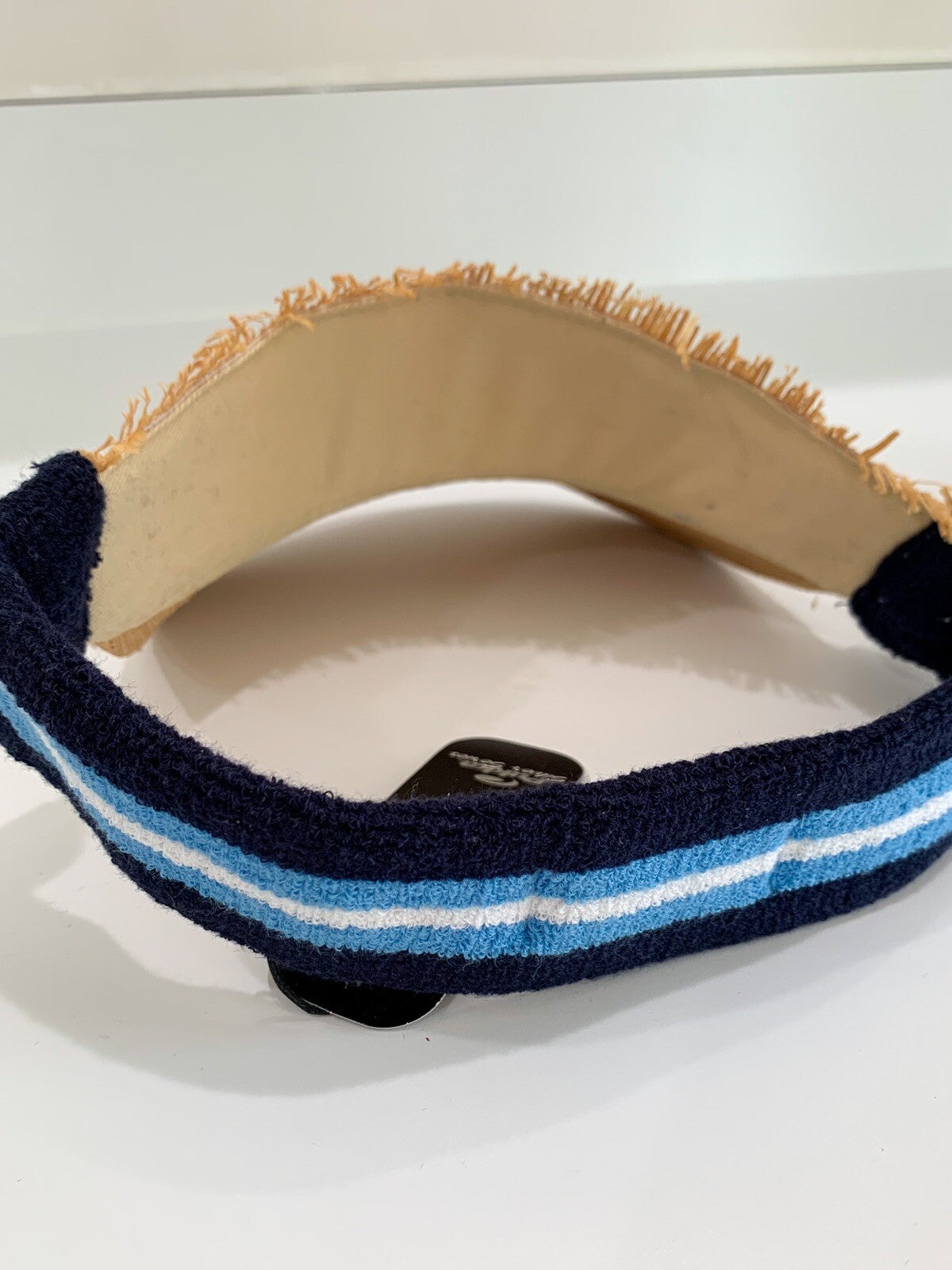 Sun Visor Hat Straw Cap Golf Bicycling Headwear - One Size