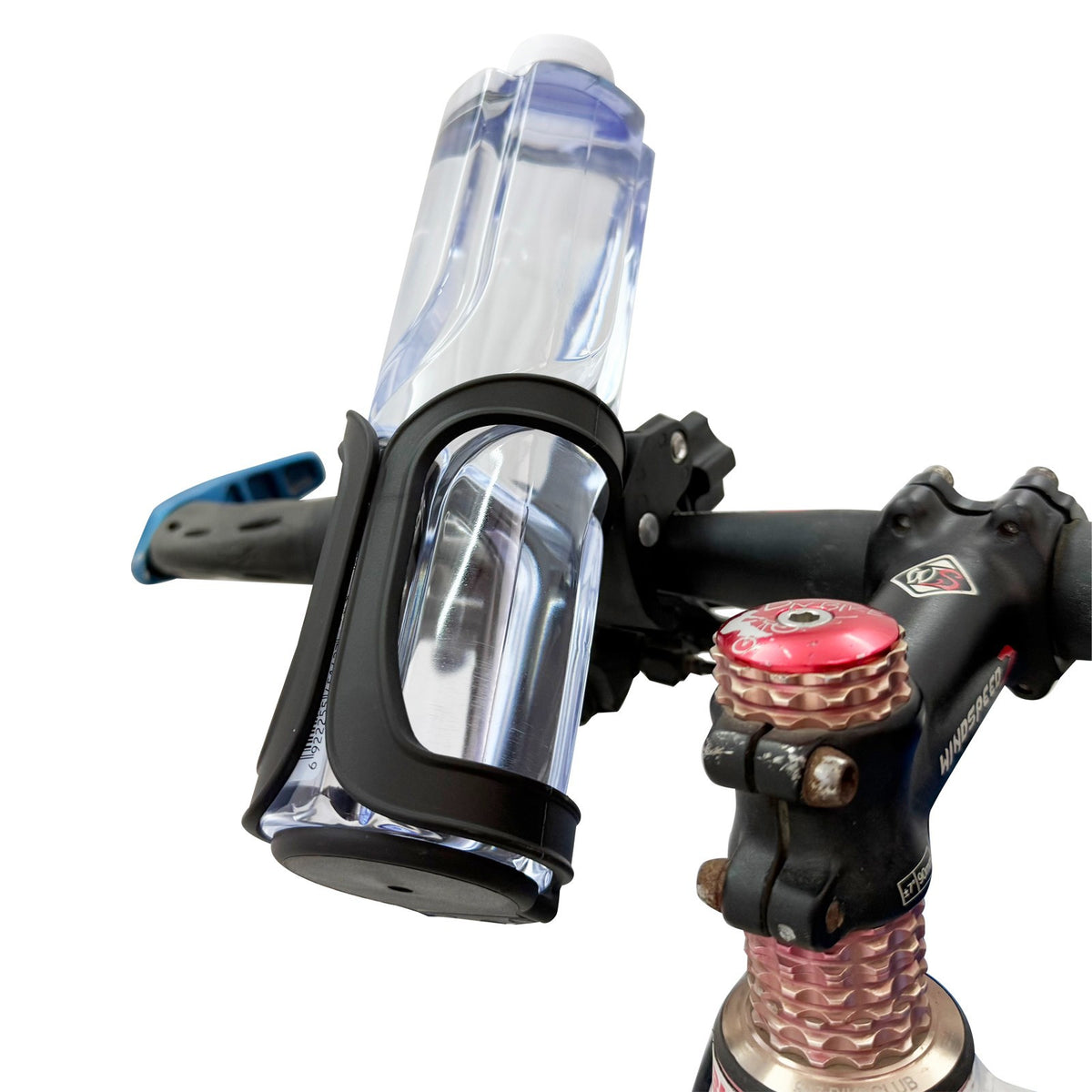 Universal Bicycle & Stroller Cup Holder Nylon Drink Cage with 360° Rotation