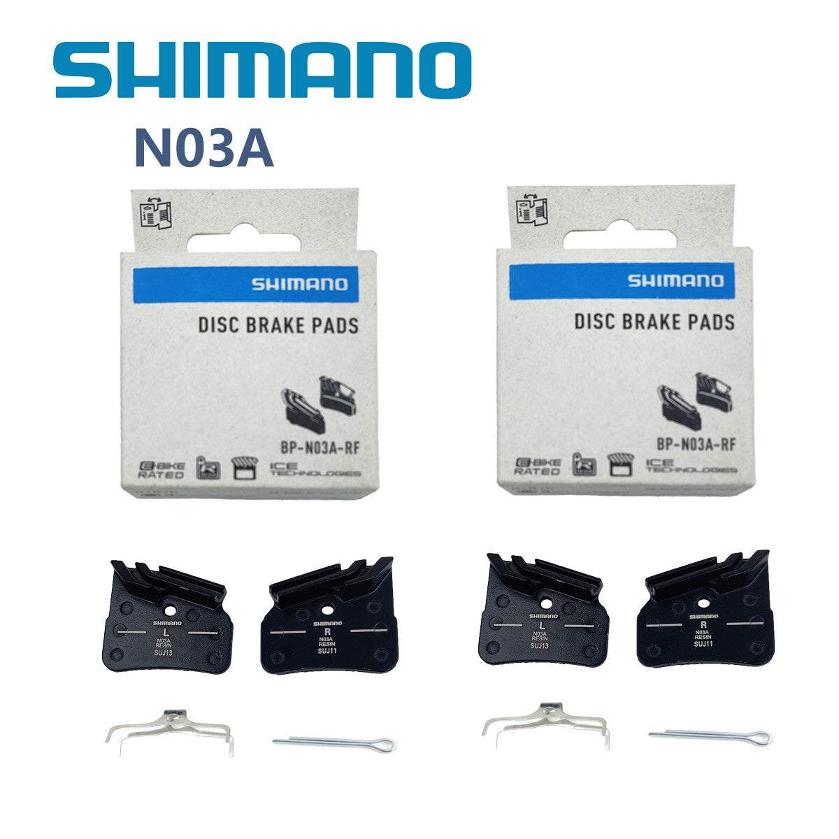 Shimano Disc Brake Pads Resin Ice Tech for MTB Deore XT XTR M8120 M9120