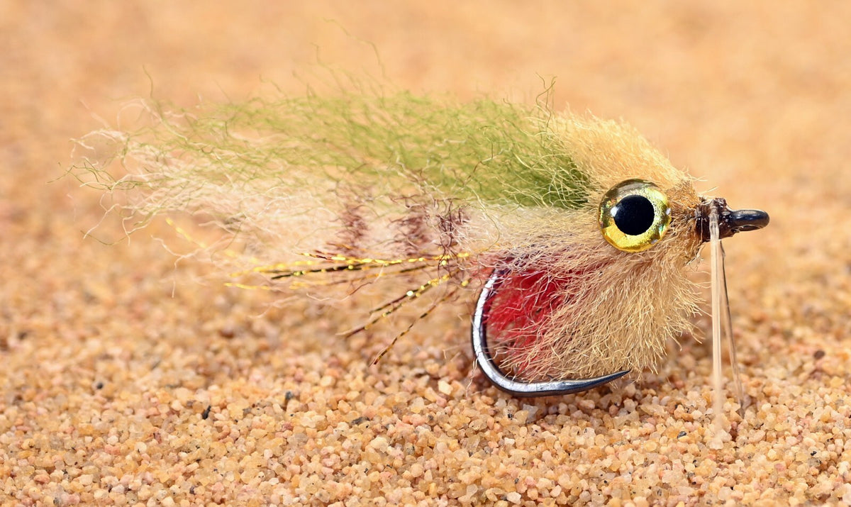 Saltwater Fishing Fly Set for Tarpon Snook Reds - 3 Pack #2 Hooks