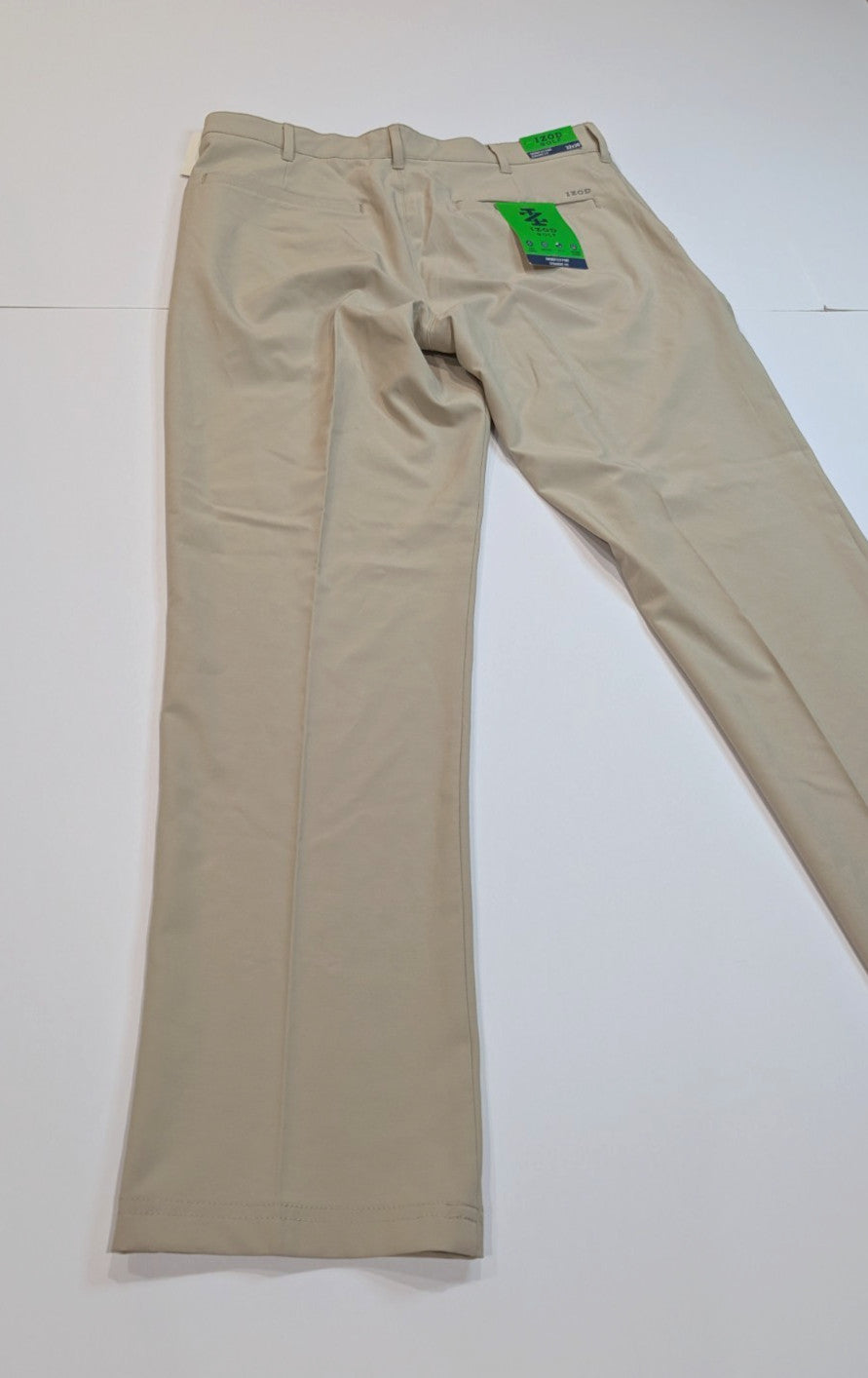 Men's Swingflex Golf Pants 32x30 Performance Stretch Straight Fit Khaki