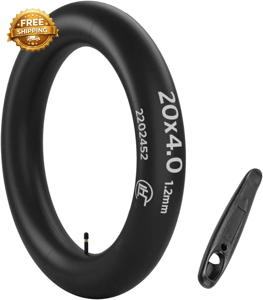 20x4.0 Fat Tire Inner Tube - Puncture-Resistant Folding MTB & E-Bike Tube
