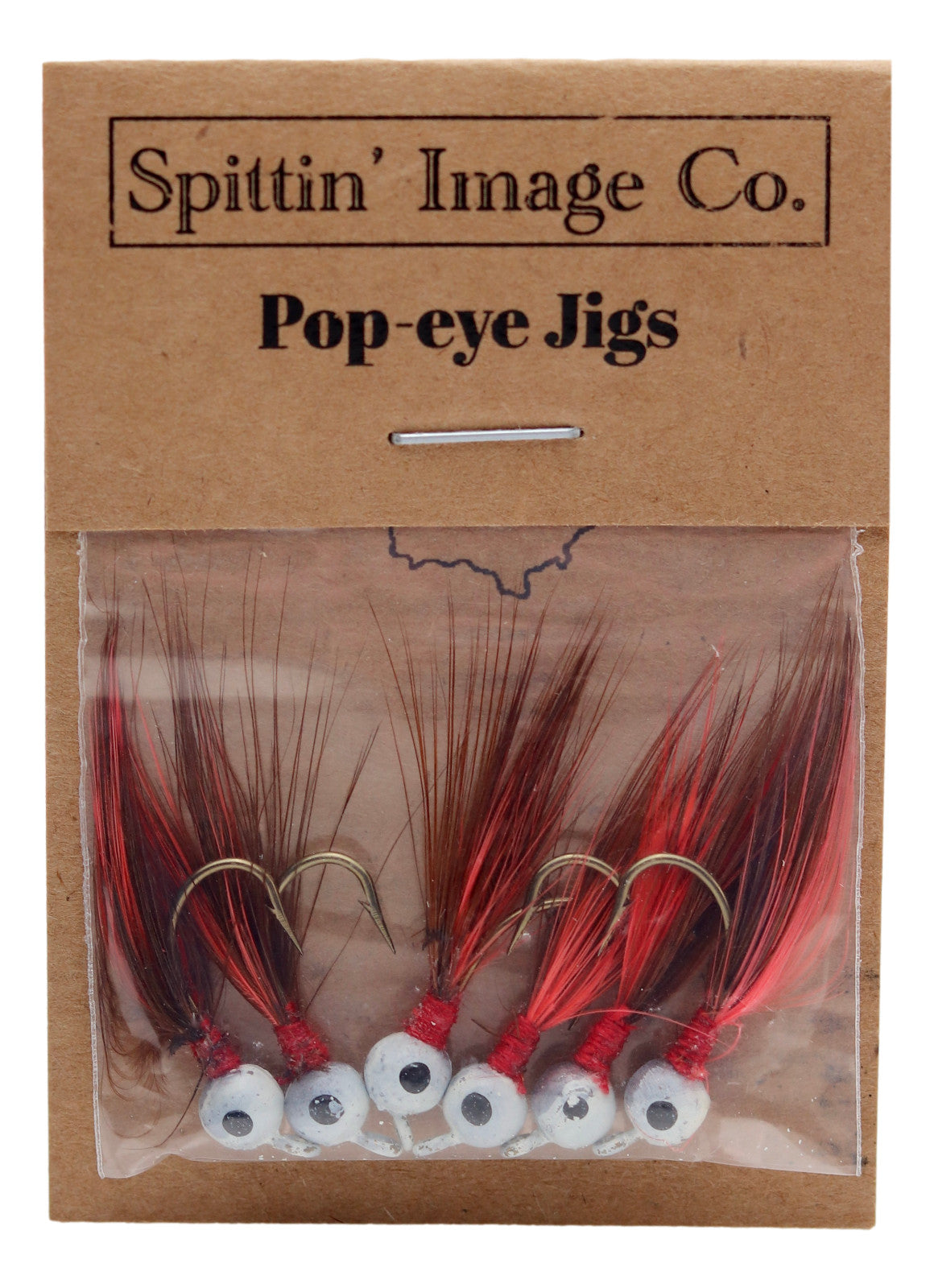 Artificial Fishing Jigs - 1/20 oz Flies with Hand Tied Feathers - 6 Pack