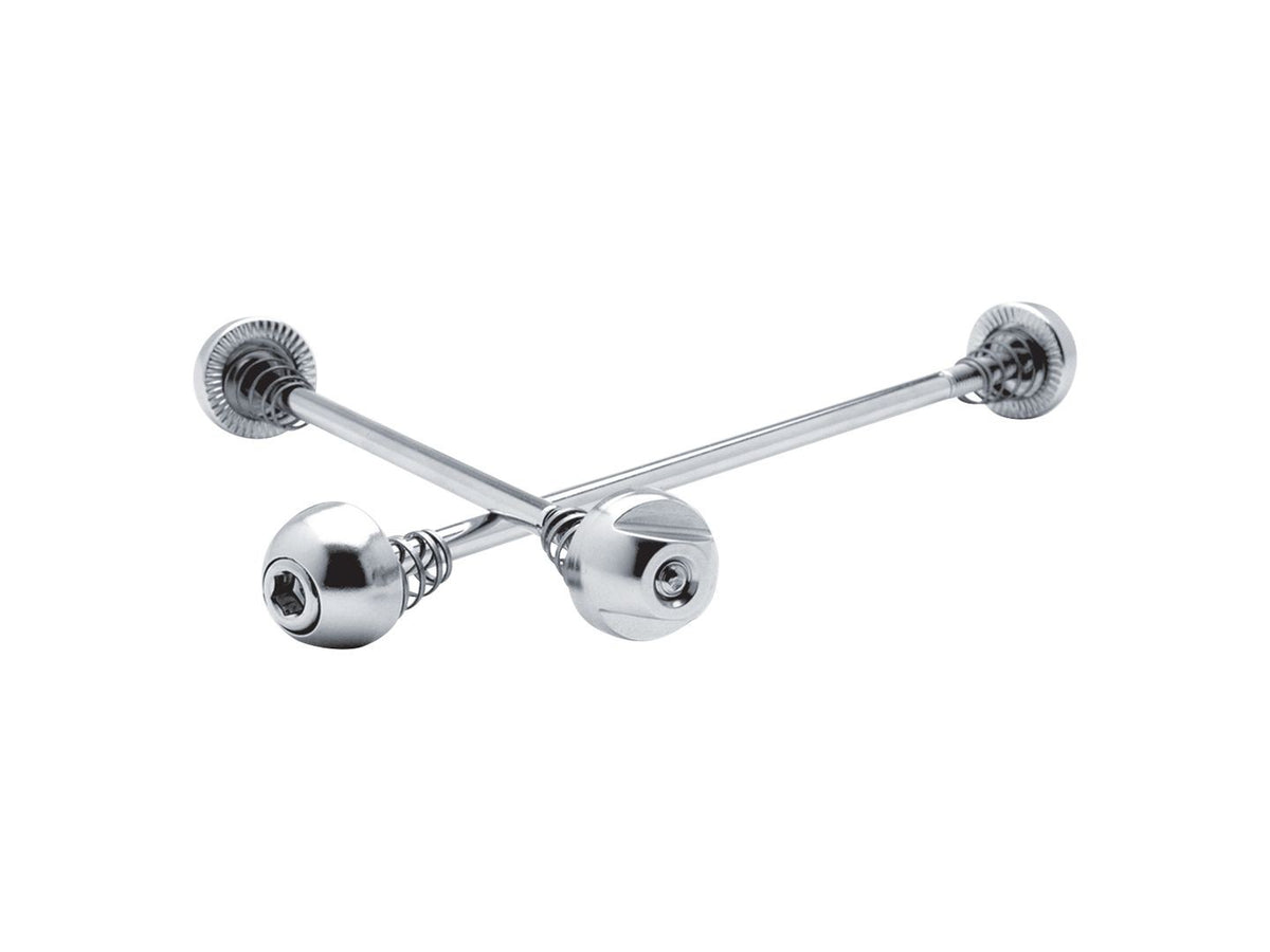 Bike Security Skewers Pair - 150/130mm Bolt-On Bicycle Wheel Lock