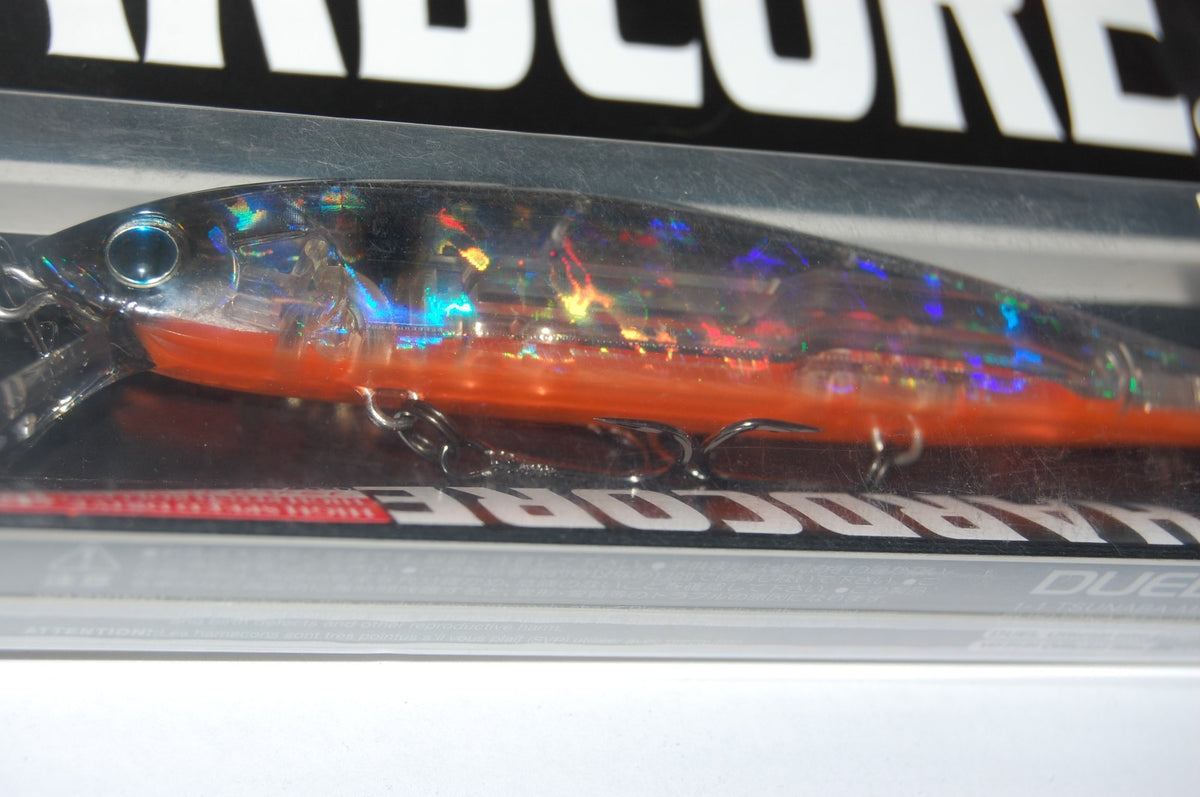 3-Pack Yo Zuri Duel Hardcore Flat Minnow 110SP Fishing Lures - Ghost Tennessee Shad