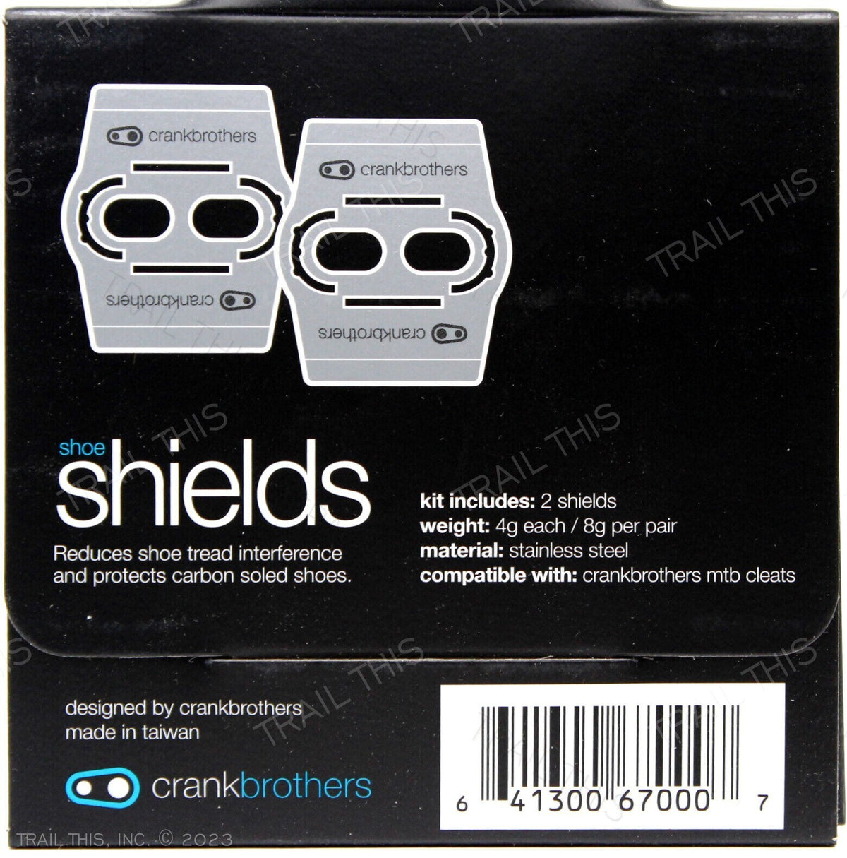 Cycling Shoe Shields for Carbon Soled Shoes - Fits All Crankbrothers Cleats