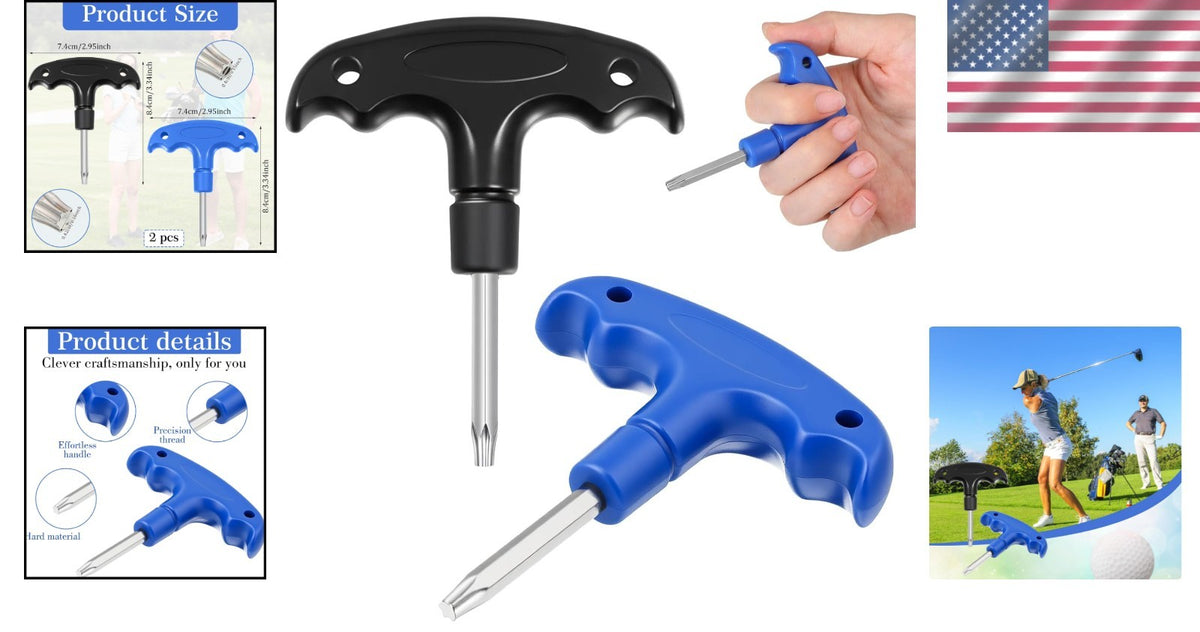 Golf Torque Wrench Tool Set for Club Adjustment - Portable & Durable