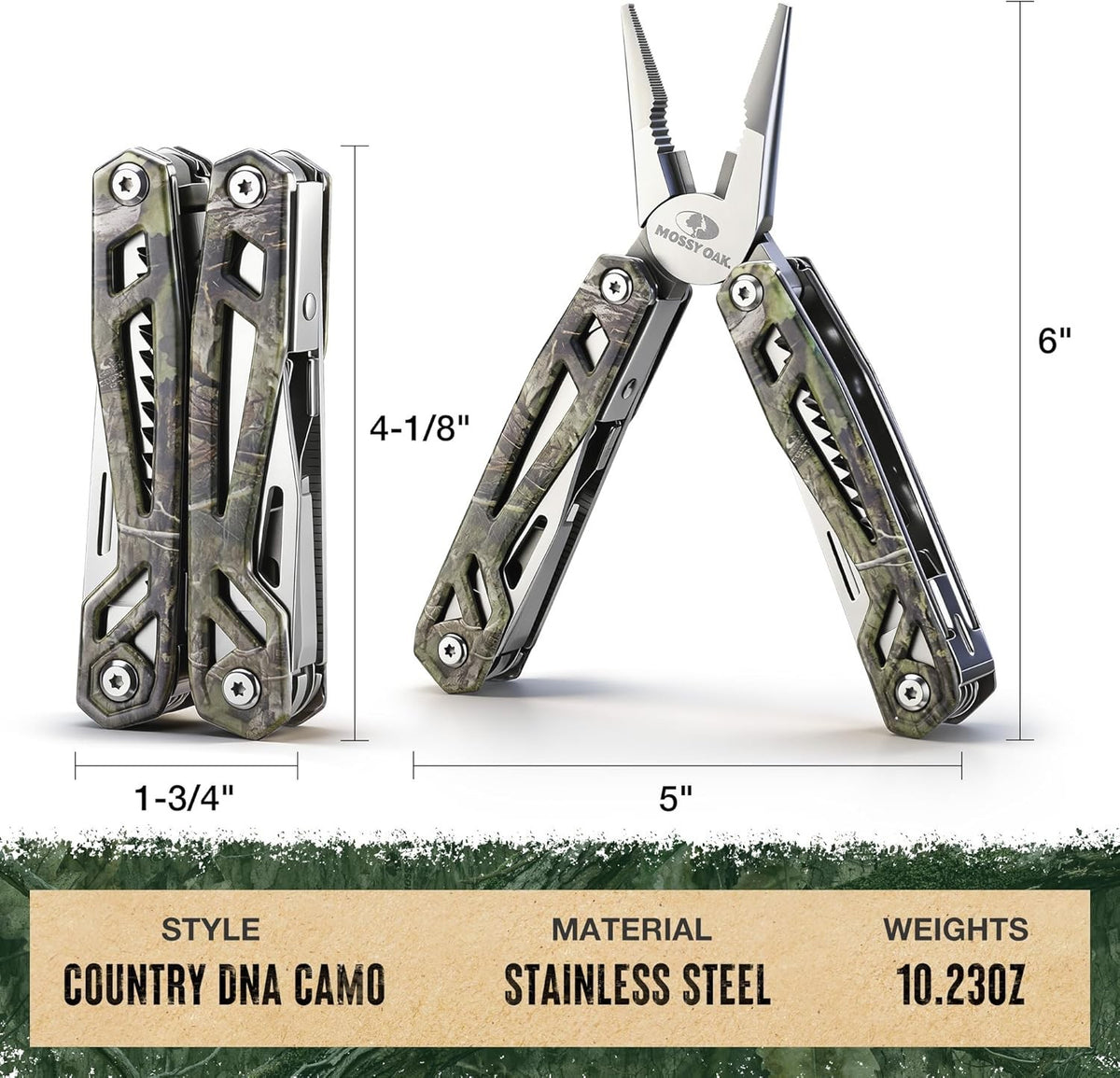 22-in-1 Multitool Pliers Set with Sheath - Stainless Steel Camping & DIY Tool