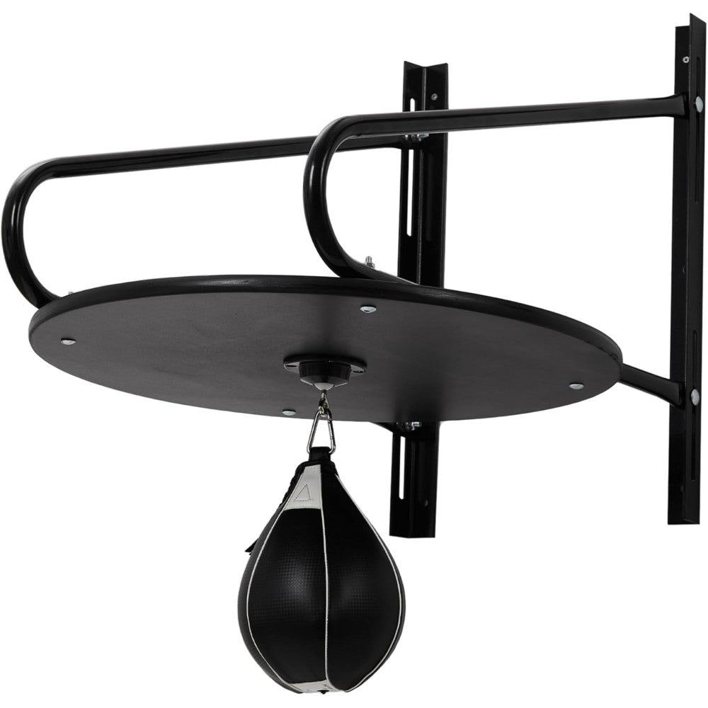 24-Inch Heavy Duty Wall Mount Speed Bag Platform with Swivel for Home Gym