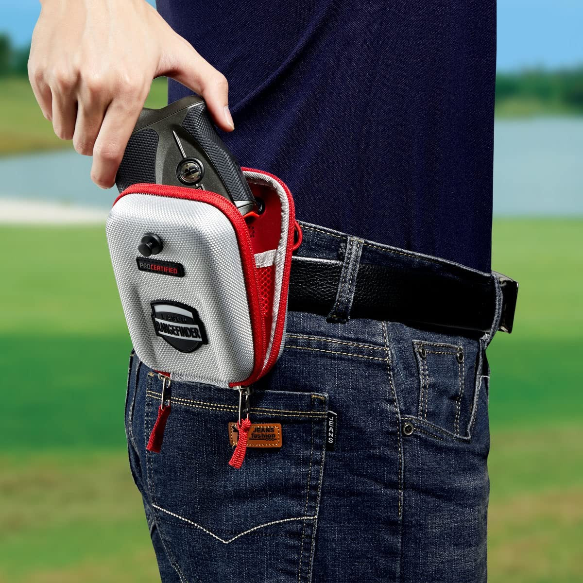 Golf Rangefinder Hard Shell Carry Case EVA Bag Compatible with Callaway & Bushnell