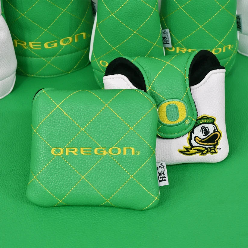 Golf Putter Cover Oregon Ducks Stitch Pattern Leatherette Mallet Protector