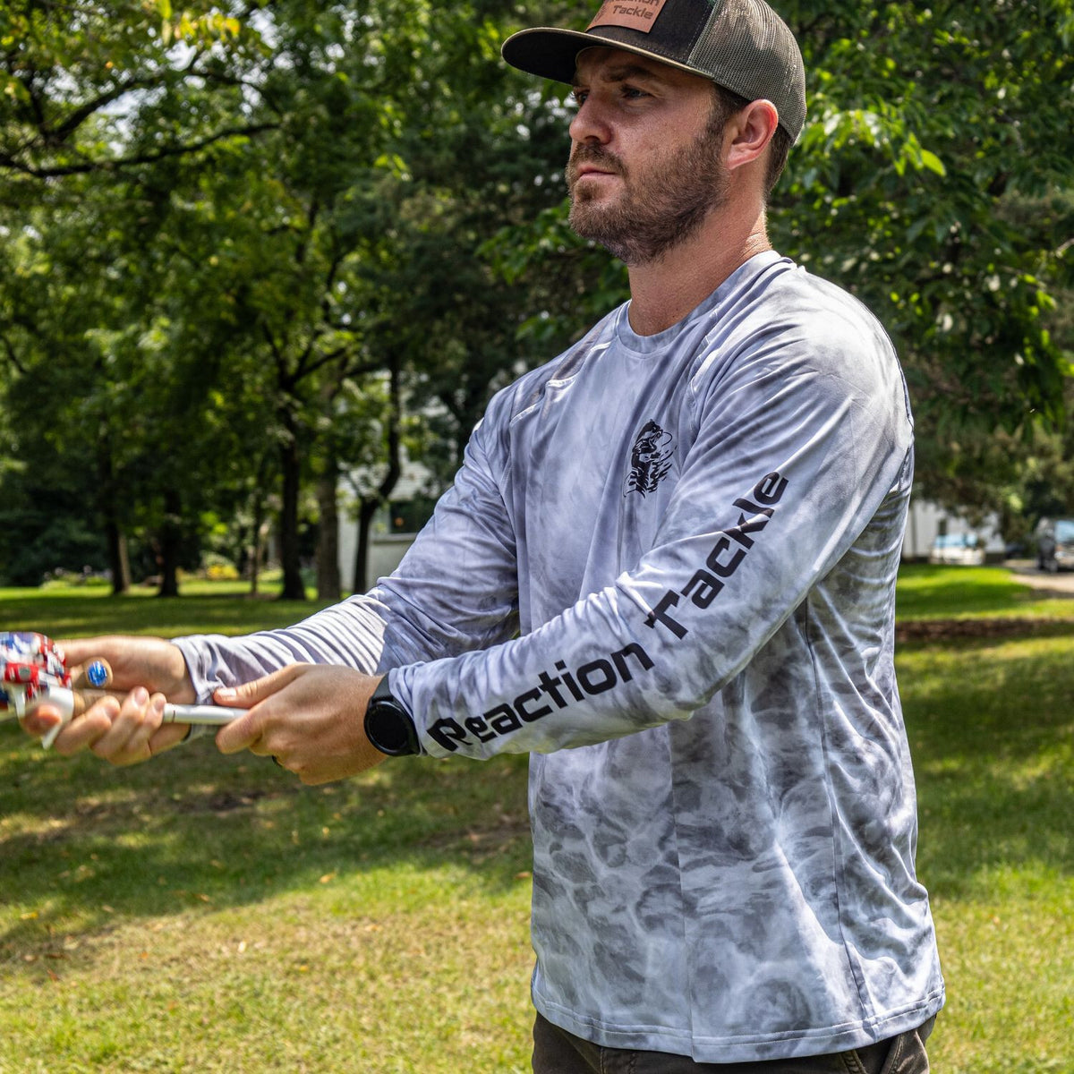 UV Fishing Shirt UPF 50 Long Sleeve Sun Protection Performance Wear