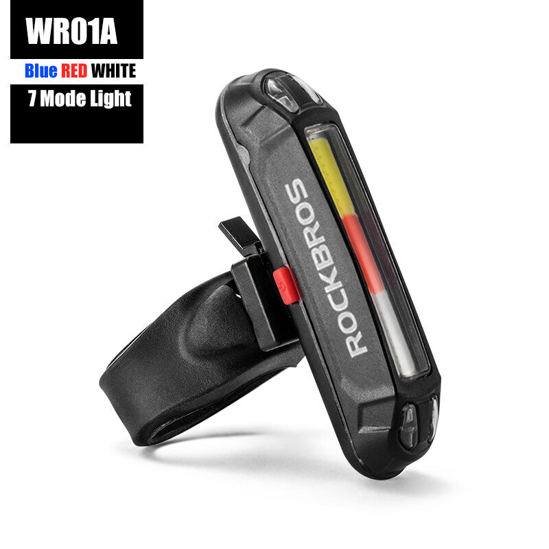 Waterproof Bicycle Rear Light USB LED Tail Light for Cycling Safety