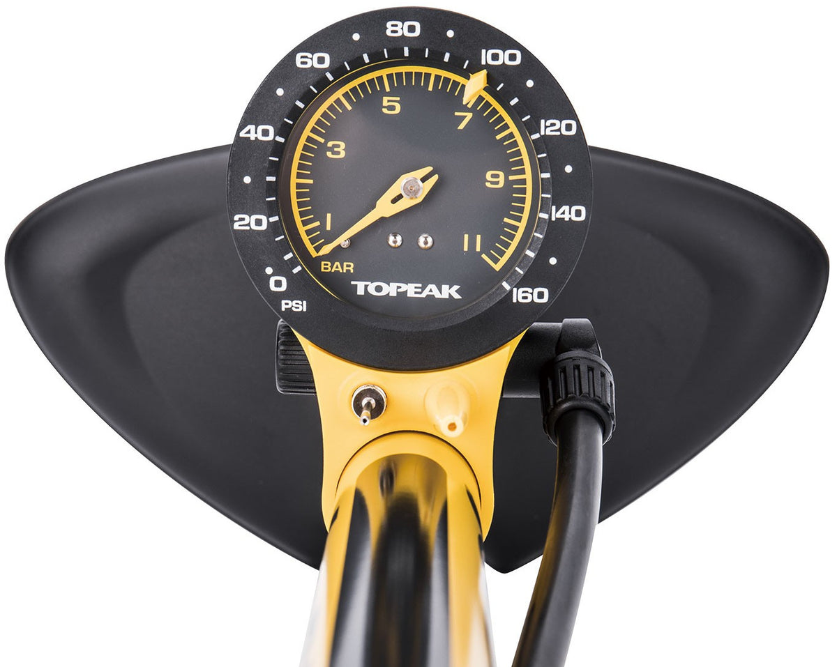 Topeak Joe Blow Sport III Bike Floor Pump with Twin Head Gauge 160 PSI