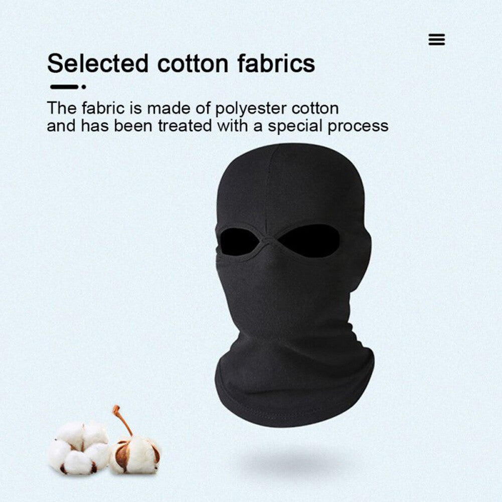 Mens Tactical Full Face Mask Balaclava Ski Motorcycle Sun Hood 2 Pack