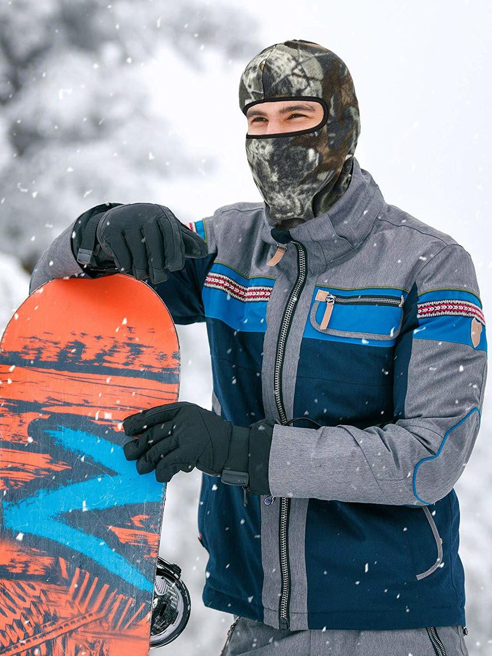 Full Face Mask Winter Balaclava Sun Mask Neck Gaiter Windproof Ski Mask for Outdoor Sports