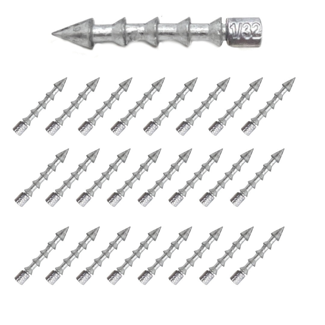 Fishing Nail Weights Set - Multiple Sizes for Soft Plastic Baits