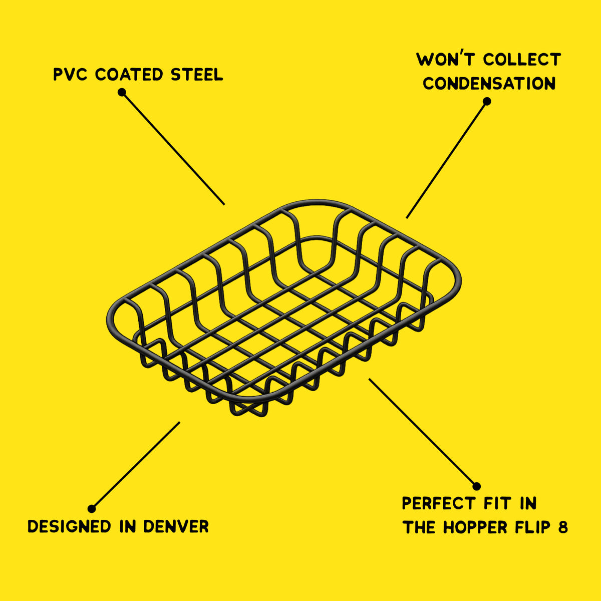 Yeti Hopper Flip 8 Cooler Basket - Dry Goods Wire Tray Accessory