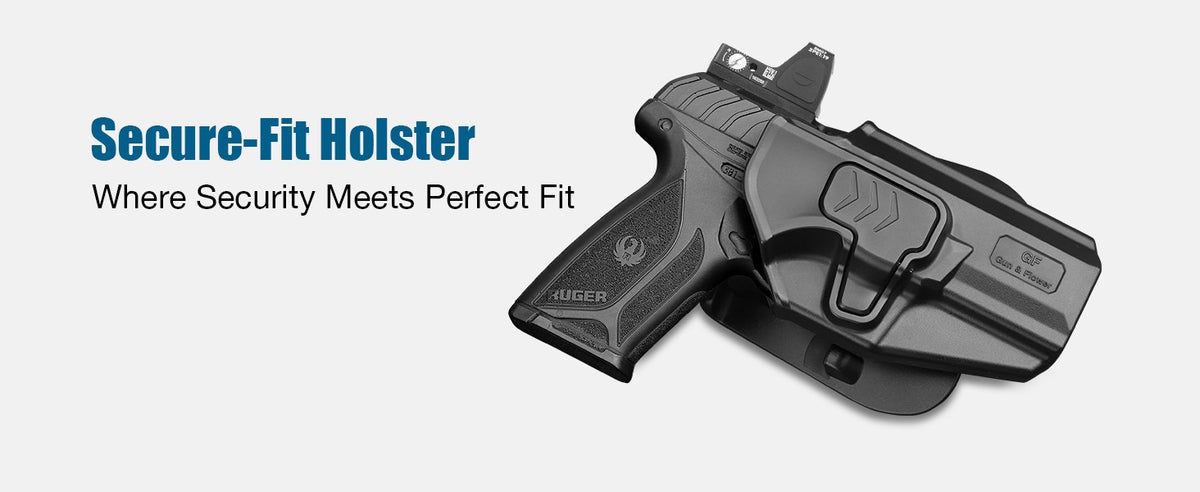 Level II Index Finger Release OWB Polymer Holster for Ruger Security 9 Standard