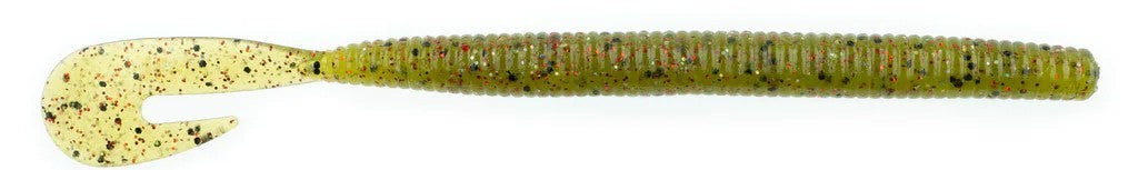 Fishing Soft Plastic Worms - 5.75 Inch Bait Infused Lures for Bass & Catfish
