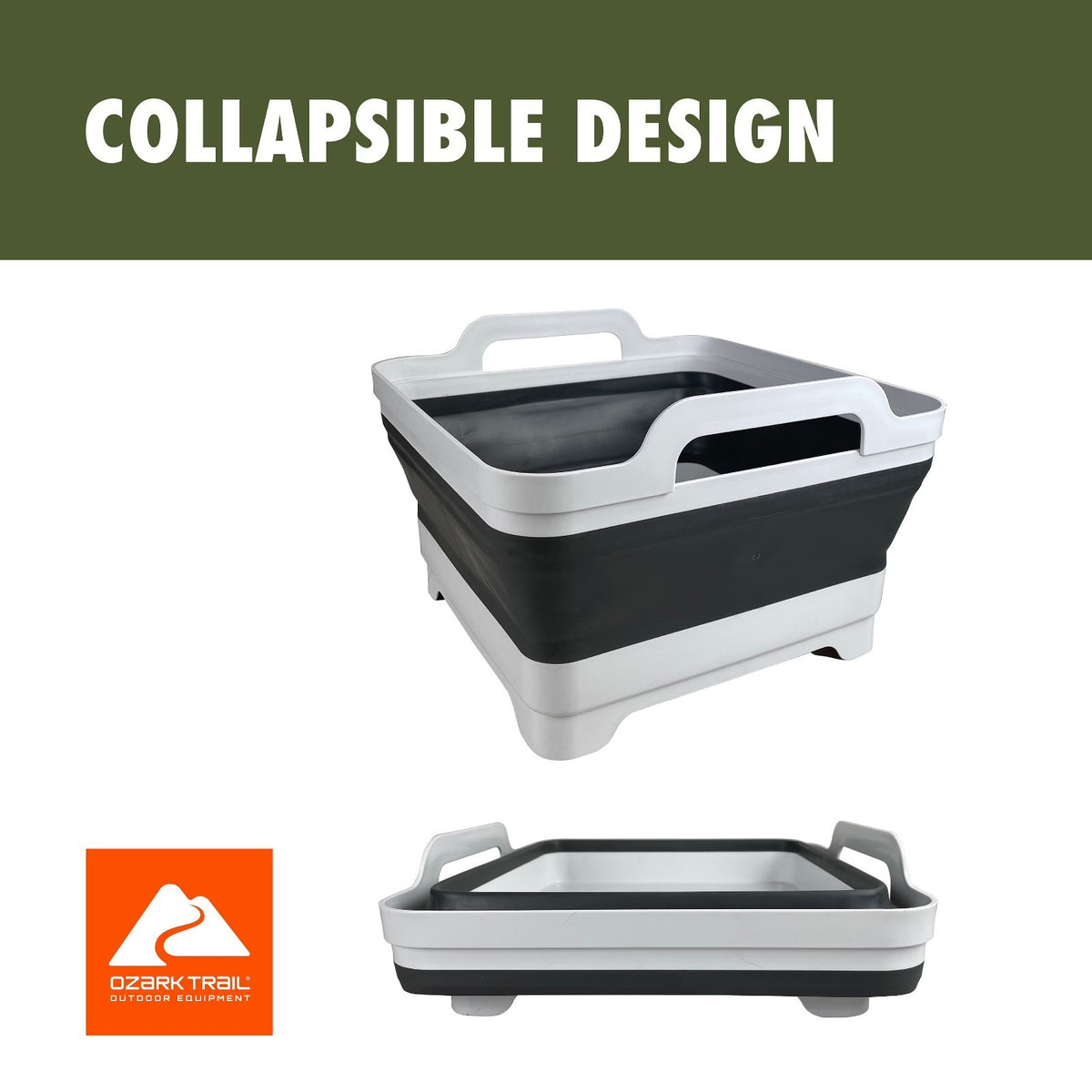 10-Quart Collapsible Camping Sink Portable Wash Station for Outdoor Use