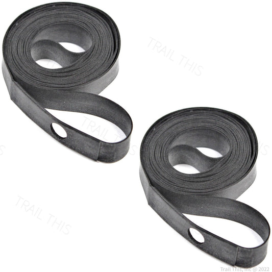 27-Inch Bicycle Rim Strips Rubber Rim Tape for 1-1/8" & 1-1/4" Bike Rims - 2 Pack