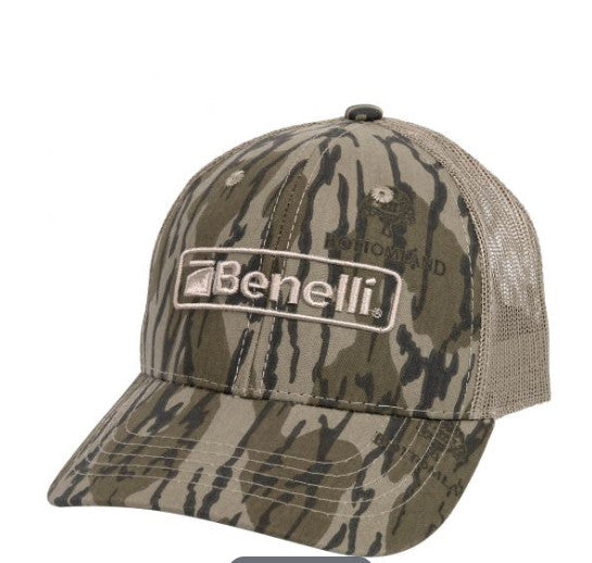 Benelli Logo Embroidered Snapback Hat Mesh Back Adjustable Cap - OSFA