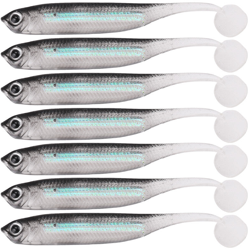 10Pcs Soft Plastic Swimbaits - Lifelike Paddle Tail Fishing Lures
