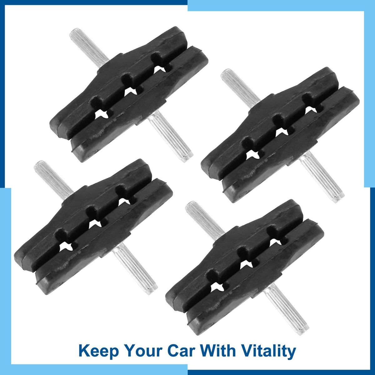 Bike Brake Pads Set for Cantilever Mountain Bikes - Threadless Post 70mm