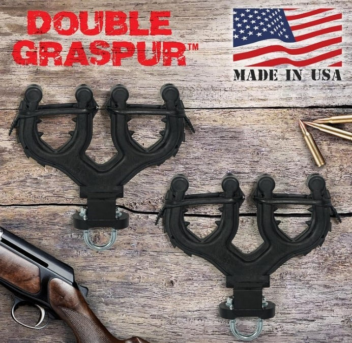 ATV Gun Holder Tool Rack Mount 2 Pack for Rifles, Bows & Shovels