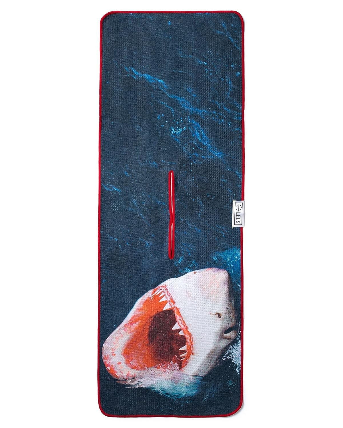 Golf Eco Towel - Quick-Drying Recycled Microfiber for Clubs - White Shark Design