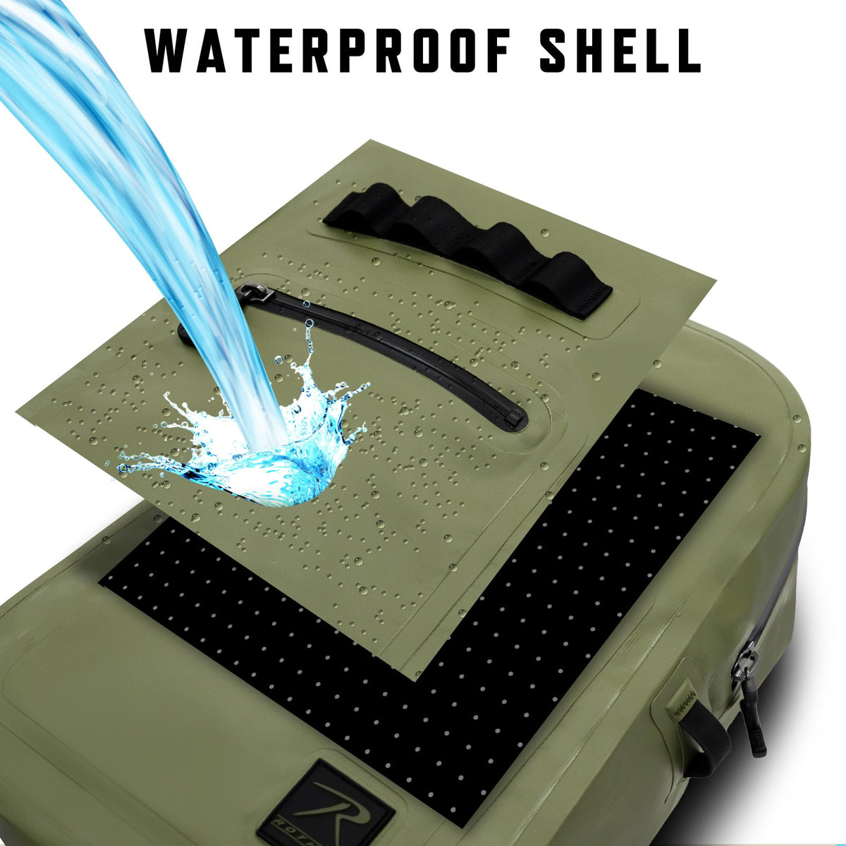 Waterproof Backpack for Boating & Outdoor Water Sports, 15.6L Capacity