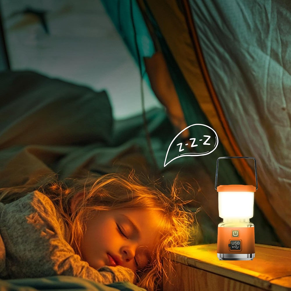 1000LM Rechargeable LED Camping Lantern Light with USB Portable