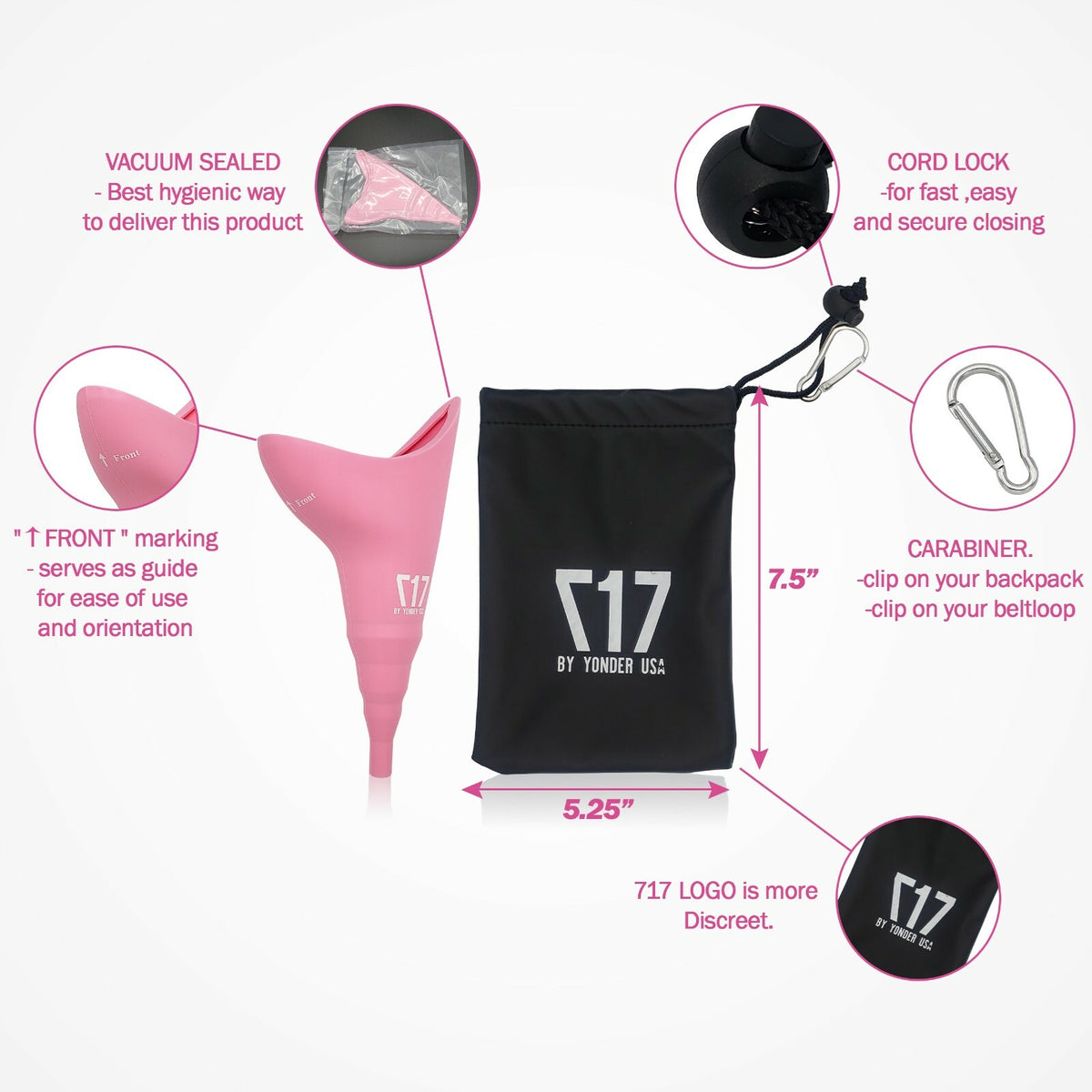 Female Urination Device for Outdoor Travel Camping & Hiking