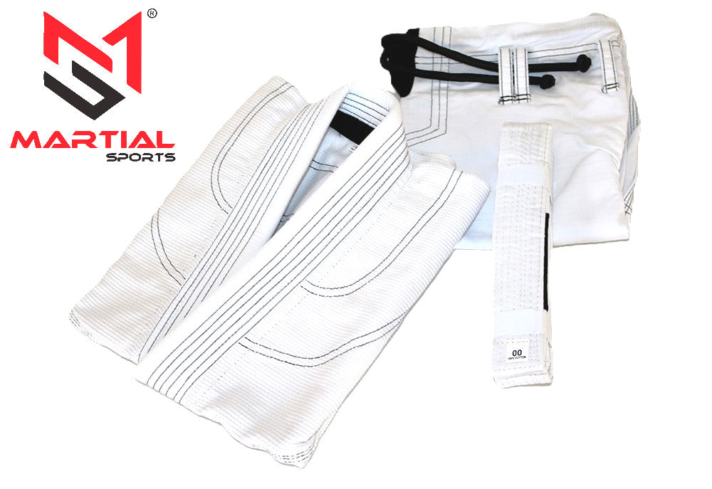 Brazilian Jiu Jitsu Gi Uniform with Free Belt - Classic Contrast Stitching