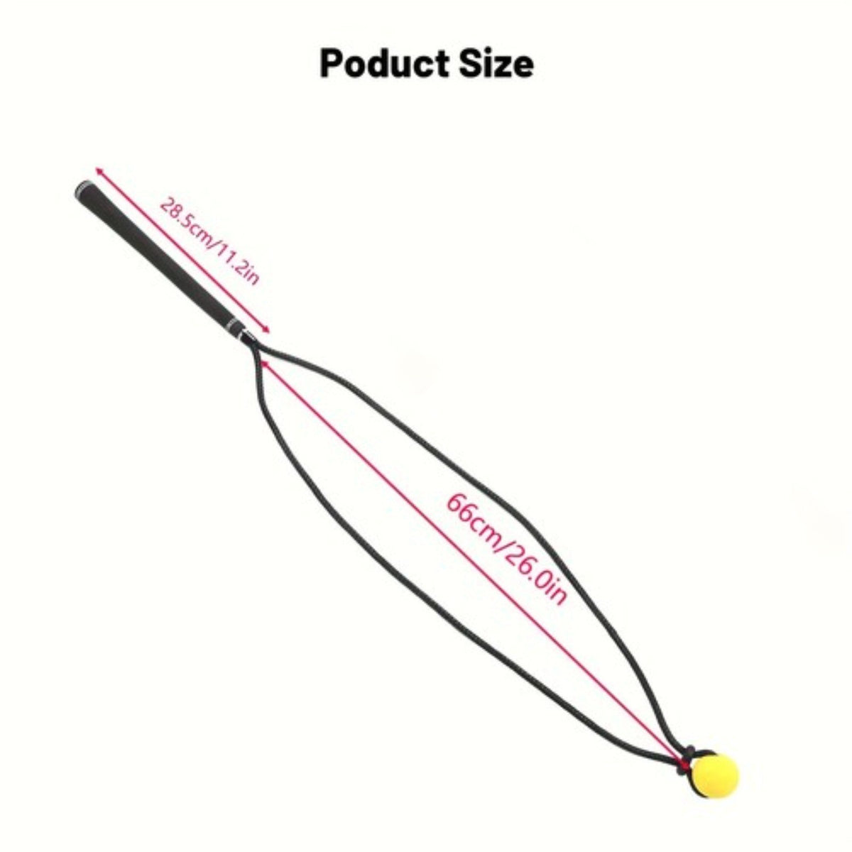 Golf Swing Practice Rope Trainer for Rhythm Improvement