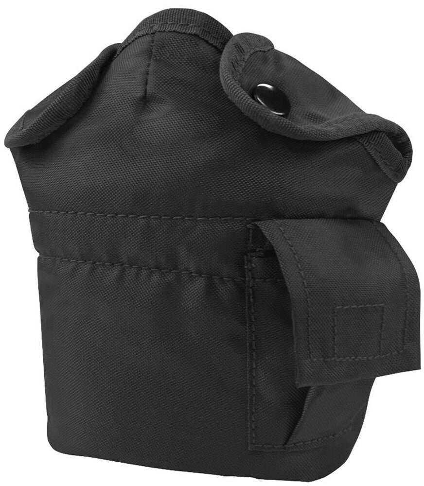 Military 1 Quart Canteen Cover with Clips Waterproof Fleece-Lined Camping Gear