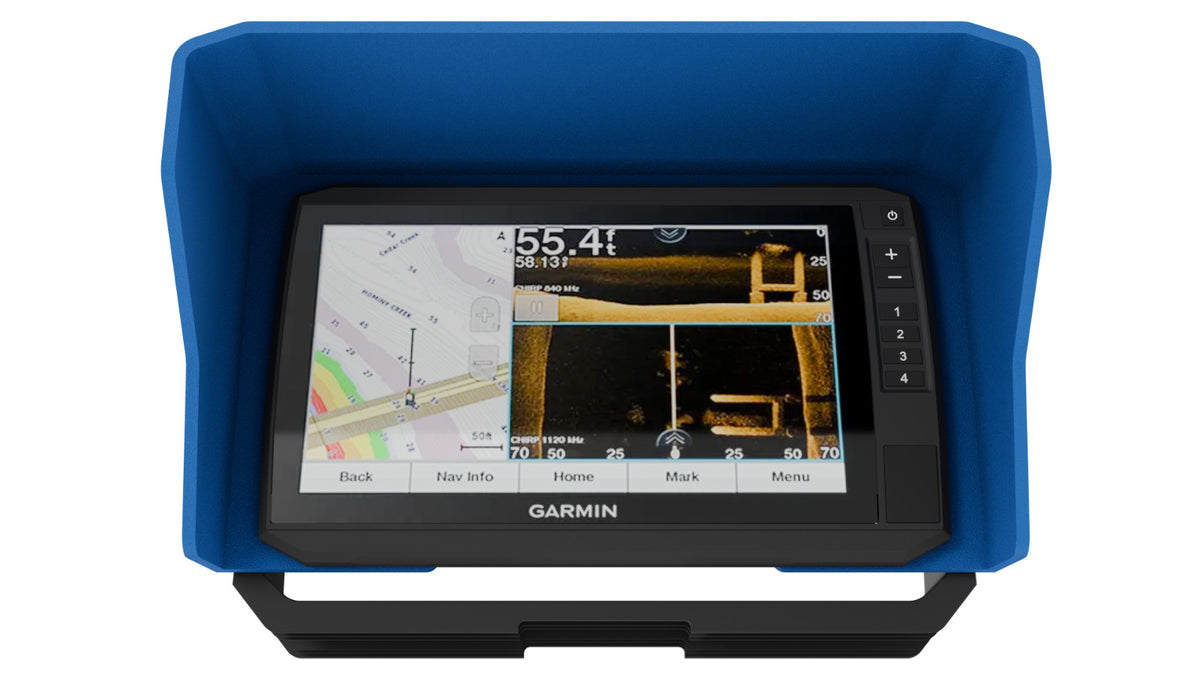 Sonar Shield Visor for Garmin ECHOMAP UHD 93sv - Glare & Reflection Blocker