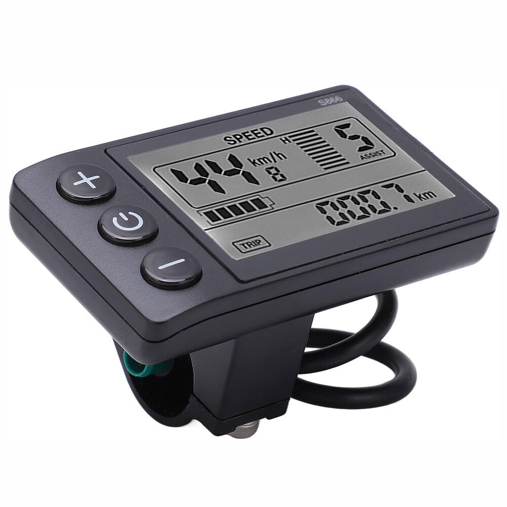 Electric Bike LCD Display 24V/36V/48V Waterproof Segment Meter