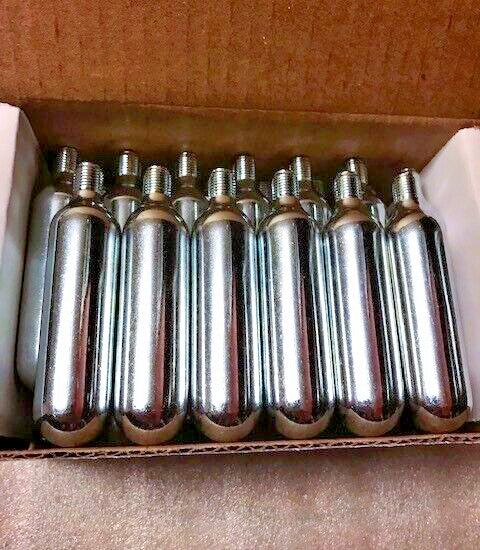 16g Threaded CO2 Cartridges for Bike Tire Inflation & Sports Equipment