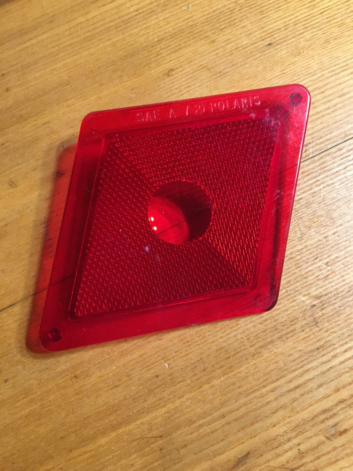 Vintage Red Running Light Lens for 73 Mustang Charger Colt Polaris 5430232