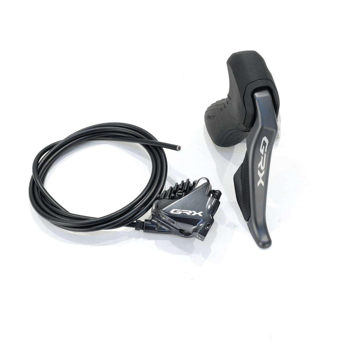 Shimano GRX Di2 Hydraulic Brake Lever Set with Calipers for Gravel Bikes