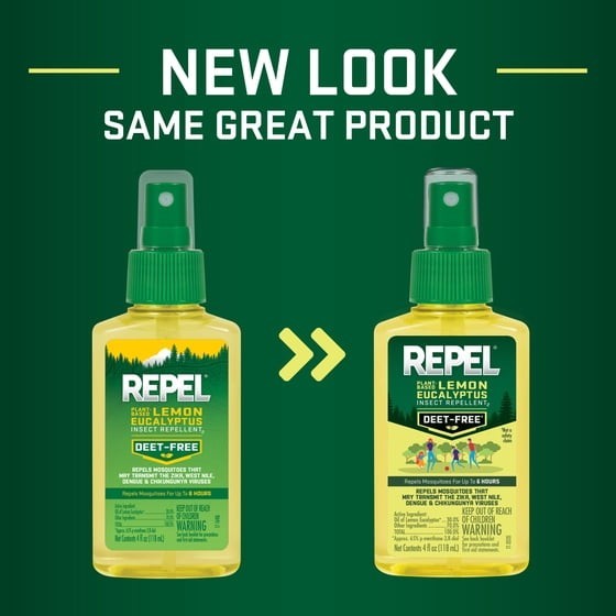 (2 Pack) Plant-Based Lemon Eucalyptus Insect & Mosquito Repellent Spray