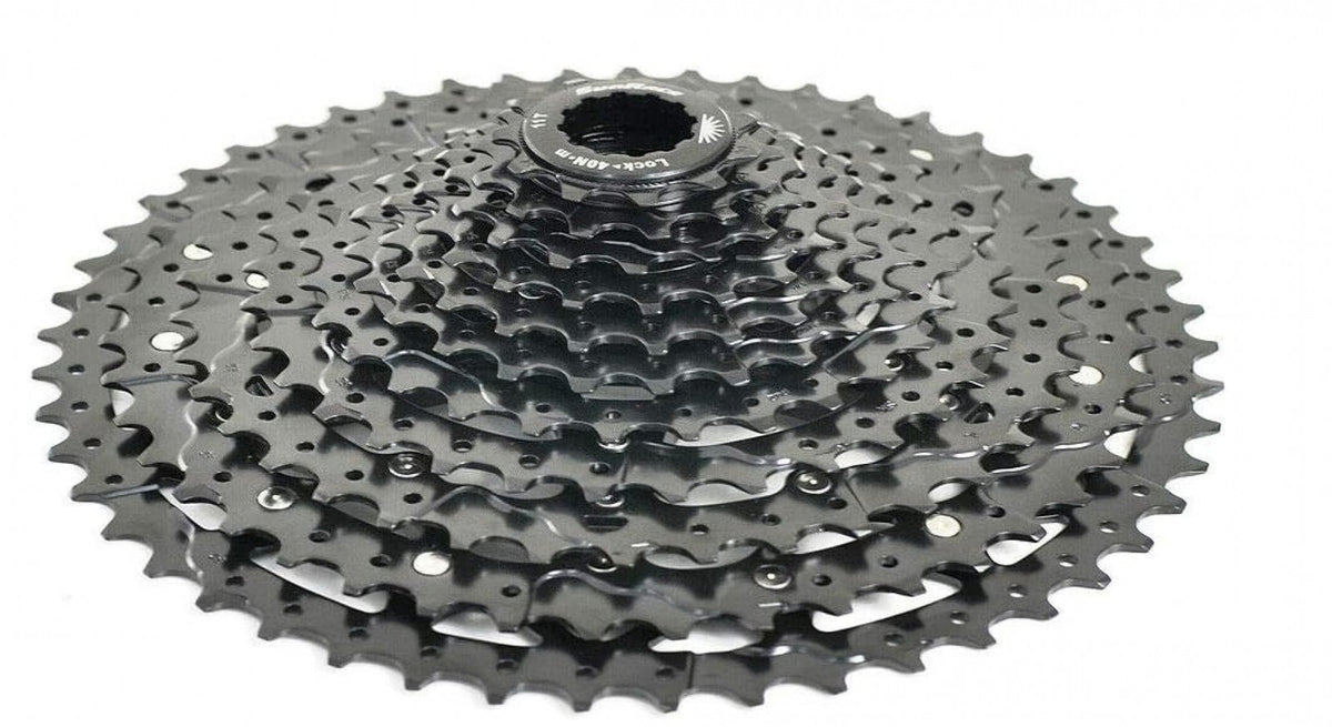 SunRace 11-Speed MTB Cassette 11-51T Wide Range 6 Sprockets Black