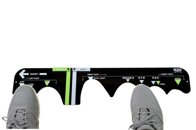 Golf Ball Position Trainer for Left Handed Golfers - Alignment & Swing Aid