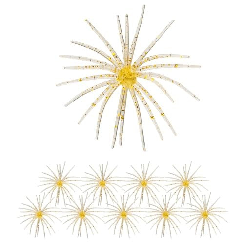 Sea Urchin Soft Plastic Fishing Lures Set for Saltwater and Freshwater