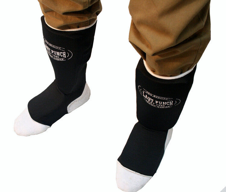 Professional Martial Arts Shin Pads Black Heavy Duty Training Gear